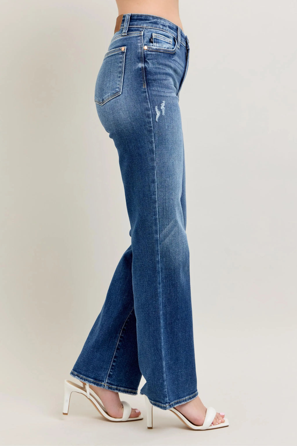 Judy Blue Plus Size High Waist 90s Straight Leg Jeans