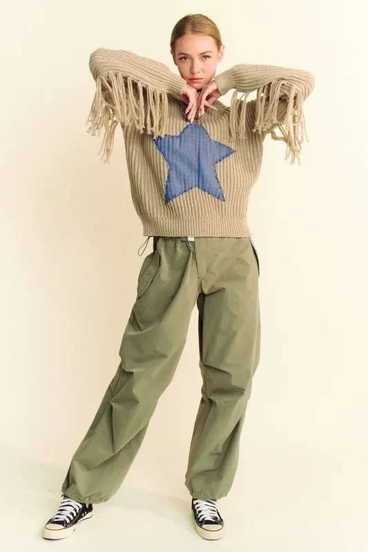 Davi & Dani Drawstring Baggy Pants with Pockets for Comfort