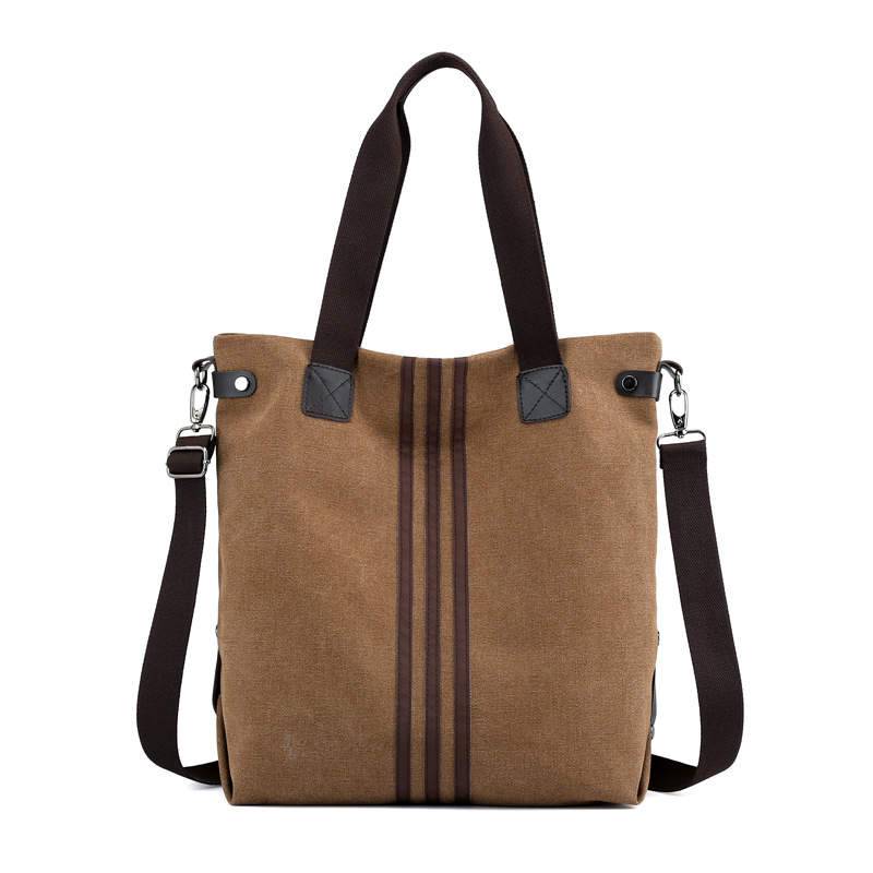 Premium Kelly Canvas Tote Bag with Adjustable Strap and Double Top Handles