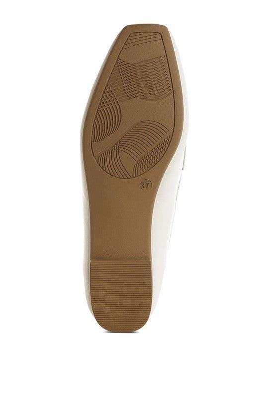 Rag Company Dorlina Studded Faux Leather Loafers - Stylish Comfort Footwear