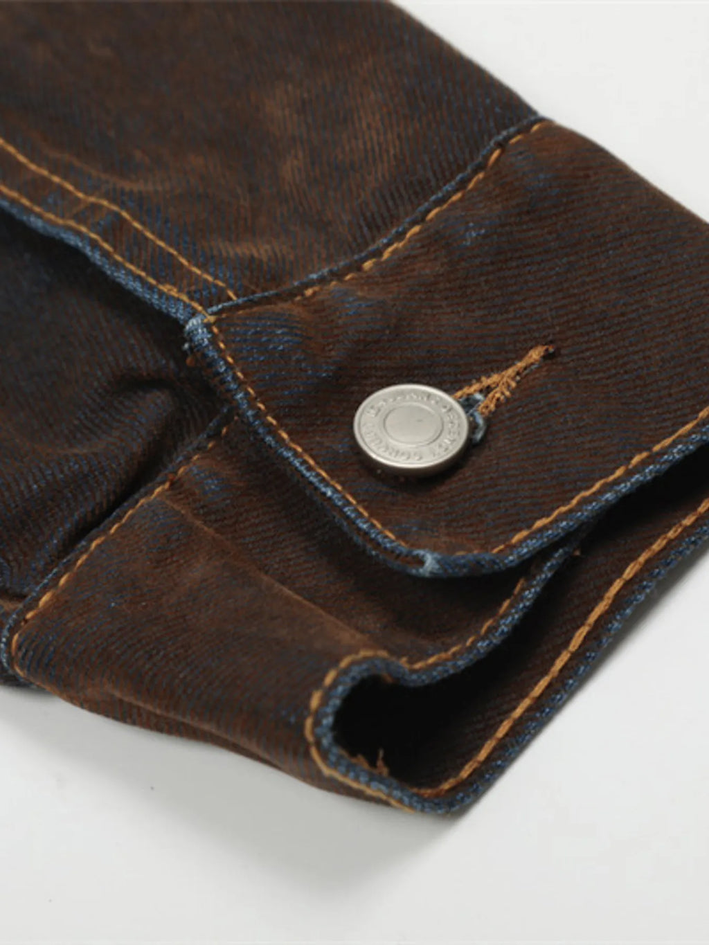 Men's Button Up Long Sleeve Denim Jacket