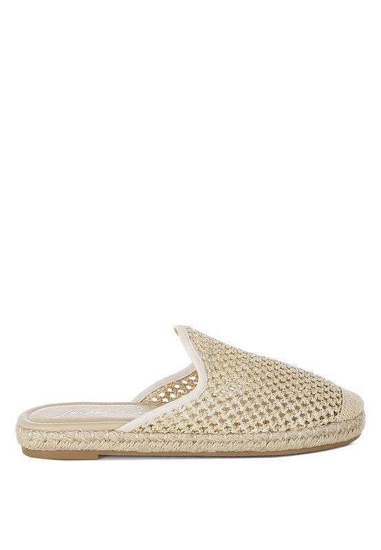 Rag Company Nongai Raffia Espadrilles Mules
