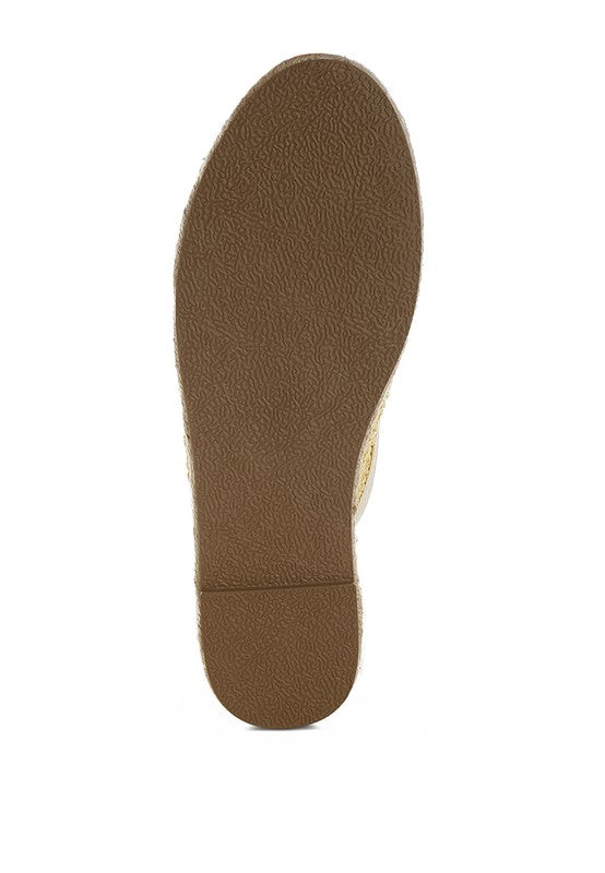 Rag Company Nongai Raffia Espadrilles Mules