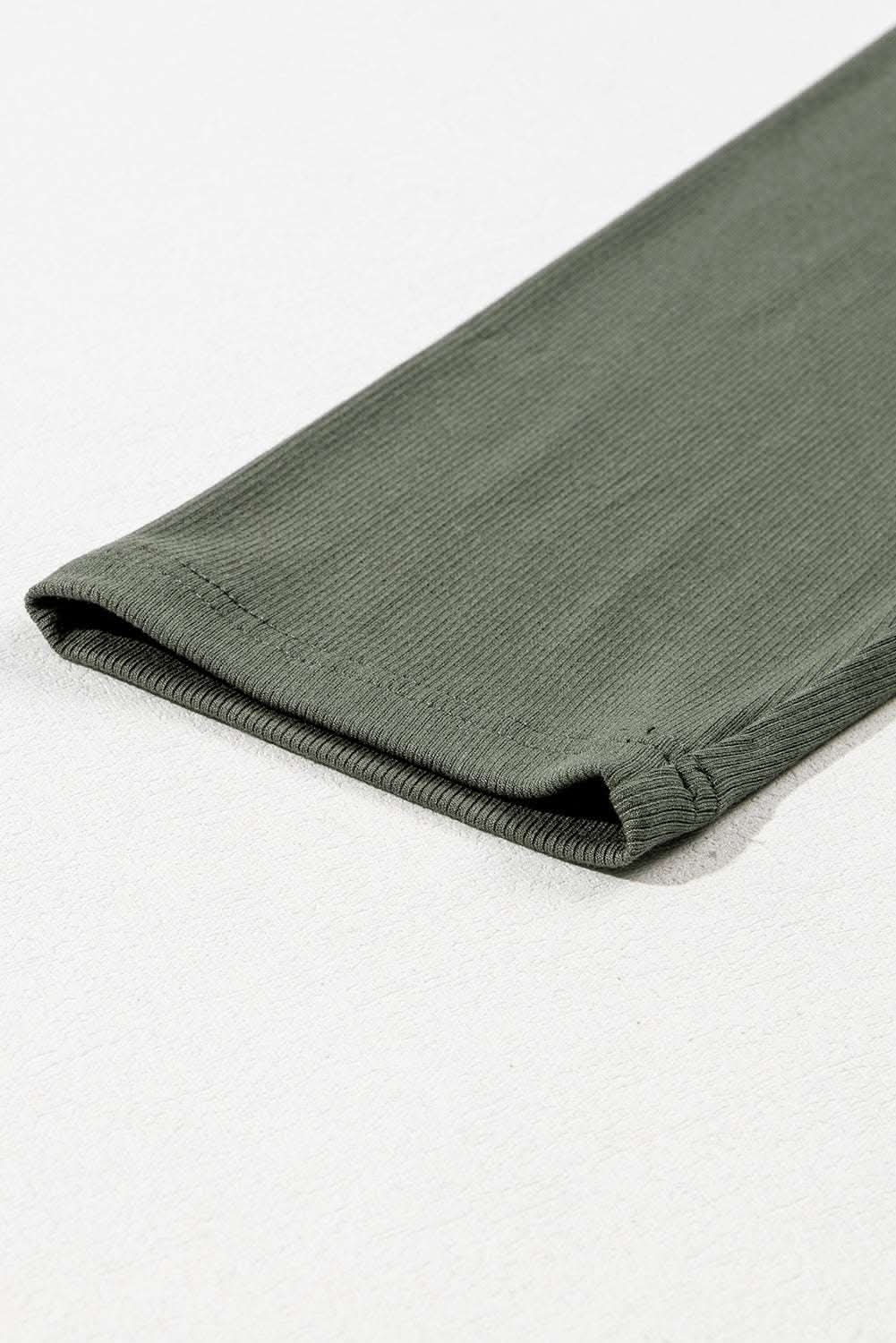 Mist green plus size babydoll top