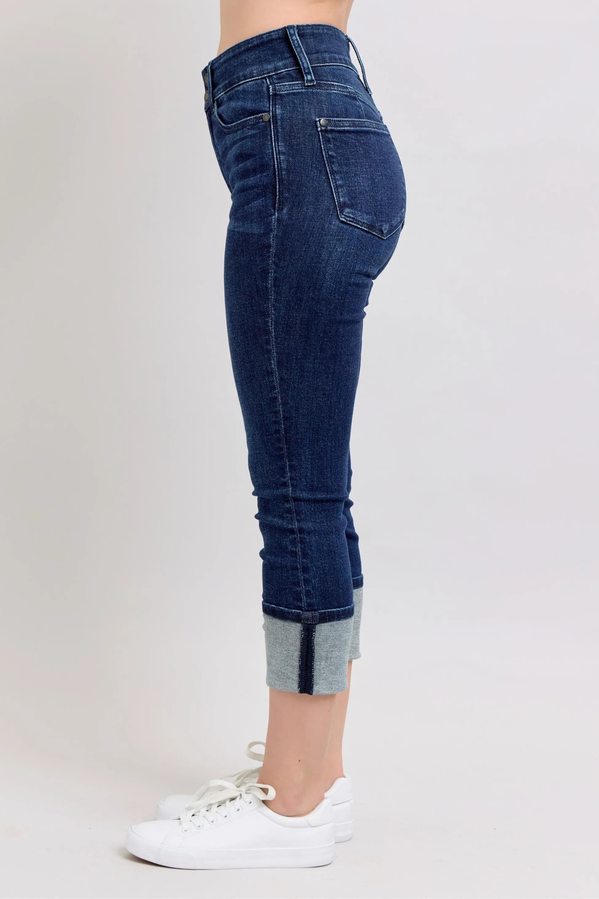 Judy Blue High Waist Double Waist Band Skinny Jeans