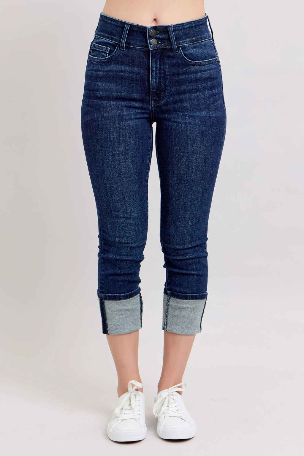 Judy Blue High Waist Double Waist Band Skinny Jeans