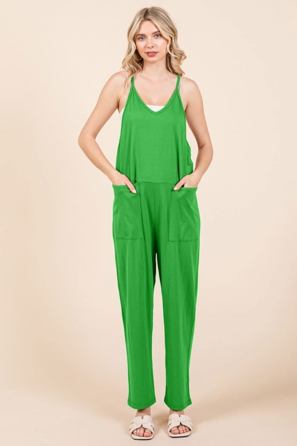 Culture Code sleeveless jumpsuit with pockets