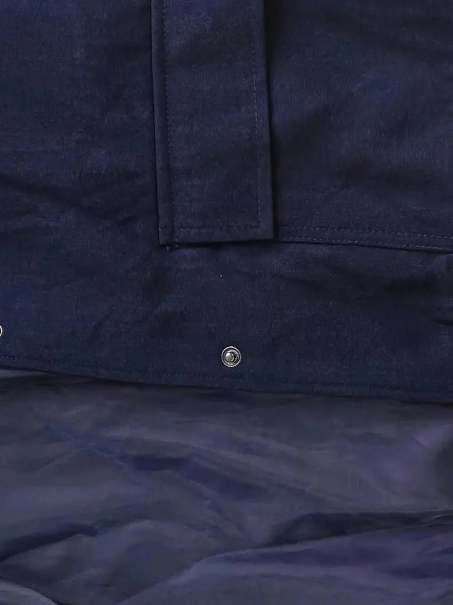 Full Size Cropped Snap Down Jacket Plus Size