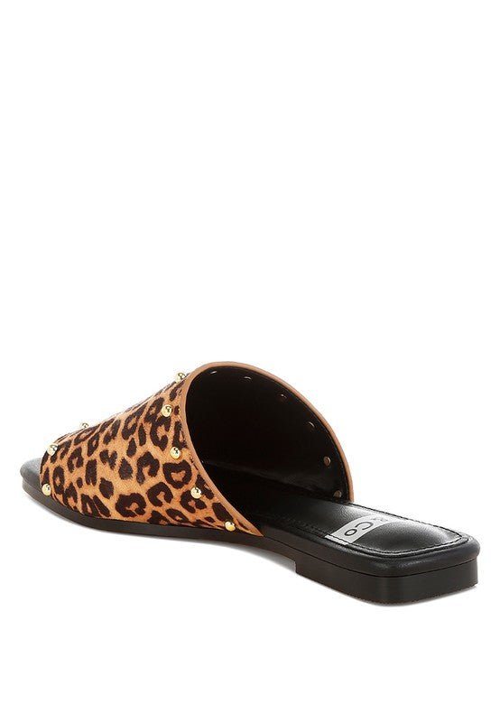 Rag Company Hilsa Leopard Print Slip-On Flats - Stylish Comfort Footwear for Women