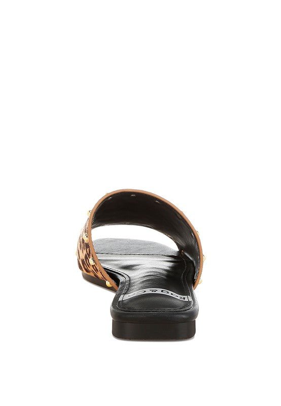 Rag Company Hilsa Leopard Print Slip-On Flats - Stylish Comfort Footwear for Women