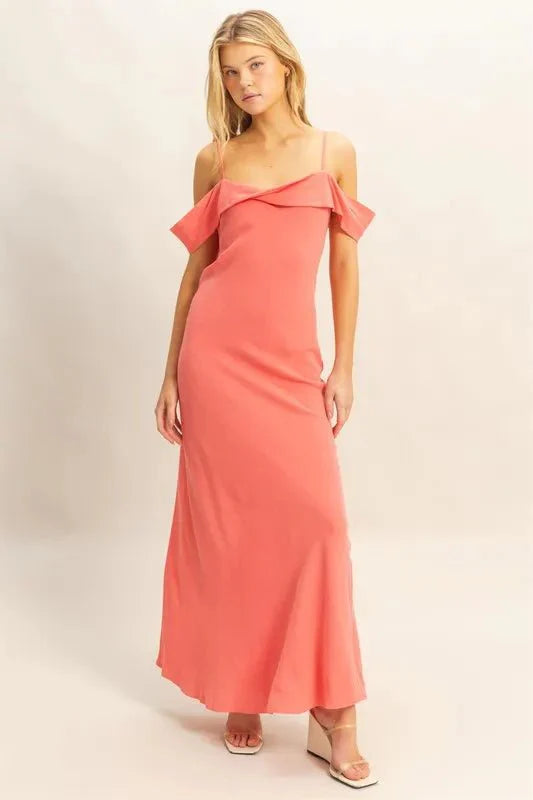 HYFVE Flattering Fit Cami Maxi Dress for Chic Summer Style