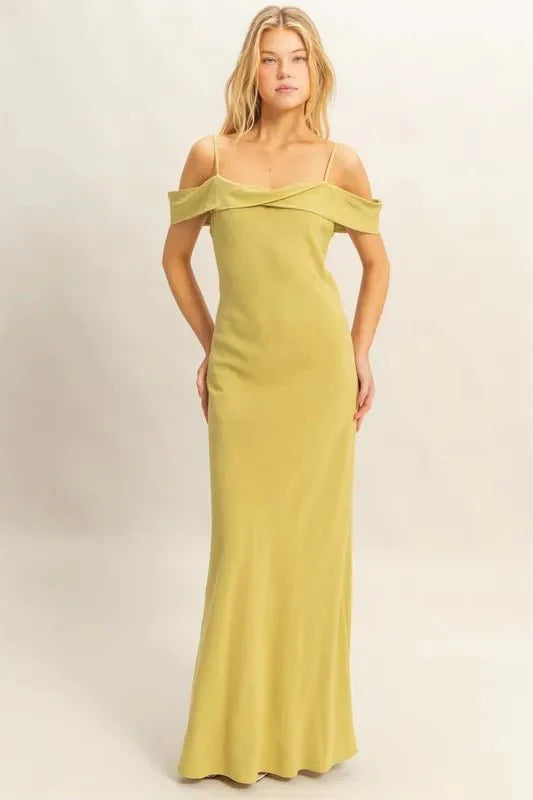 HYFVE Flattering Fit Cami Maxi Dress for Stylish Events