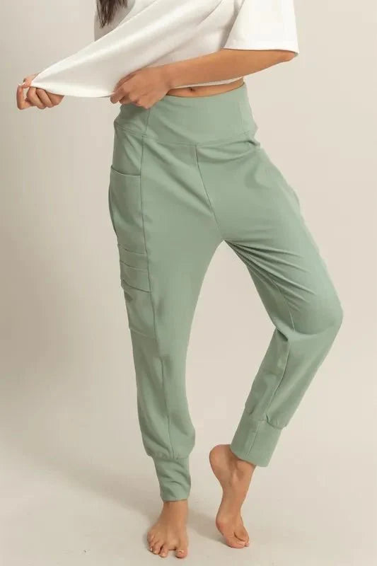 HYFVE High-Waist Pocket Detail Comfy Sweatpants for Women