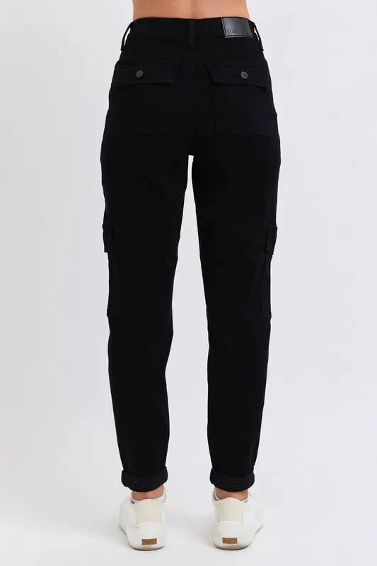 Judy Blue Full Size High Waist Cargo Cuffed Jogger Plus Size