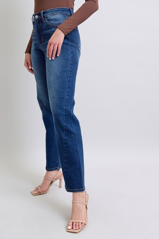Premium Judy Blue Full Size Side Seam Detail Straight Jeans