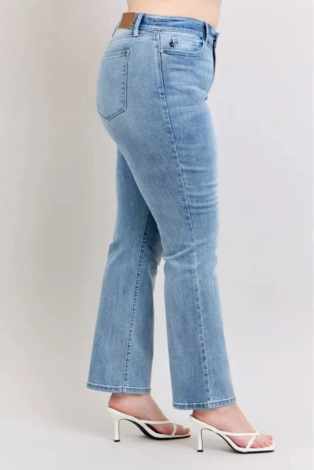Judy Blue Plus Size High Waist Dad Jeans for Women