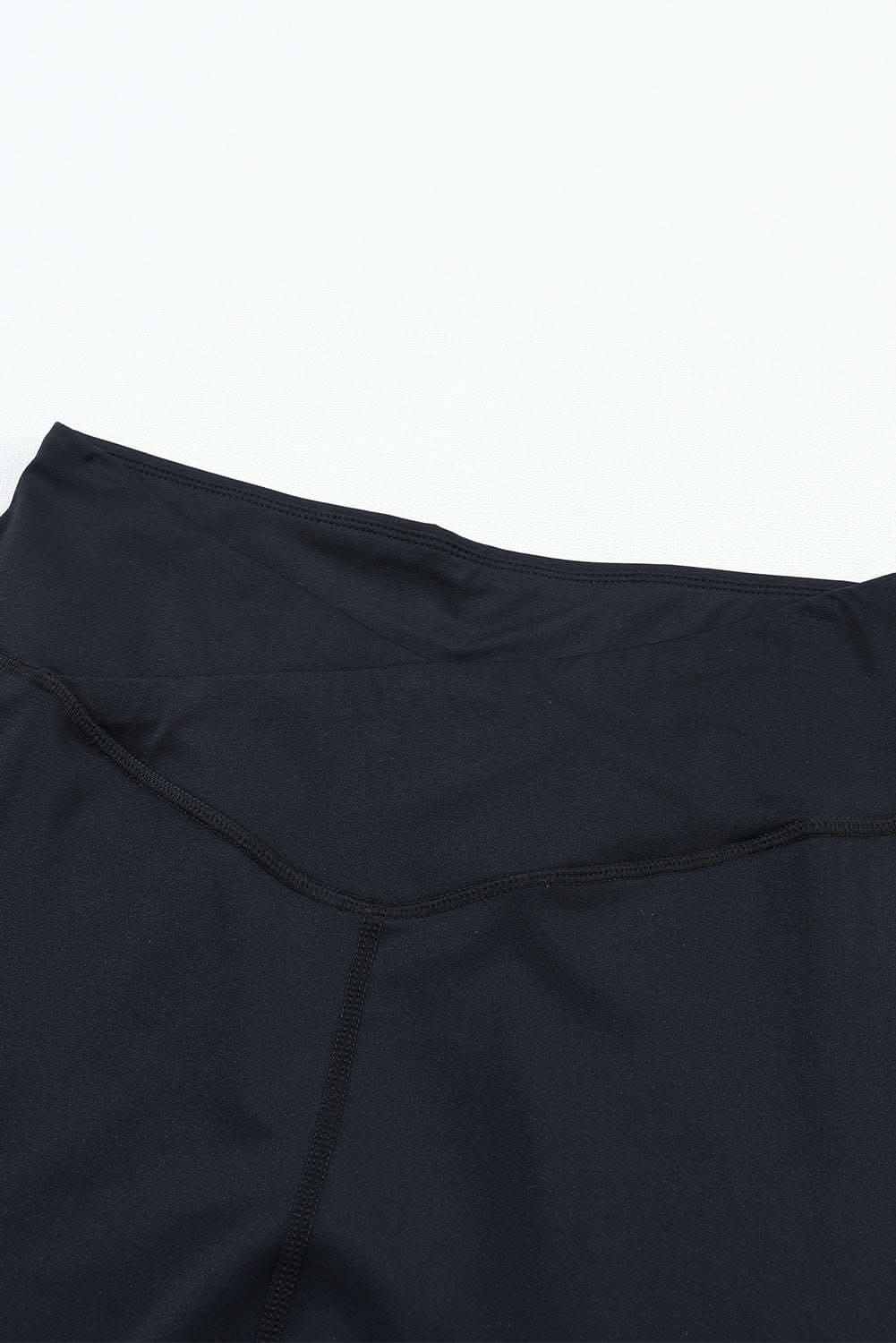 Black seamless leggings - arched waist