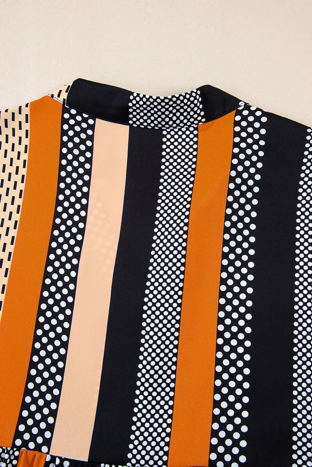 Playful polka dot ruffled mini dress