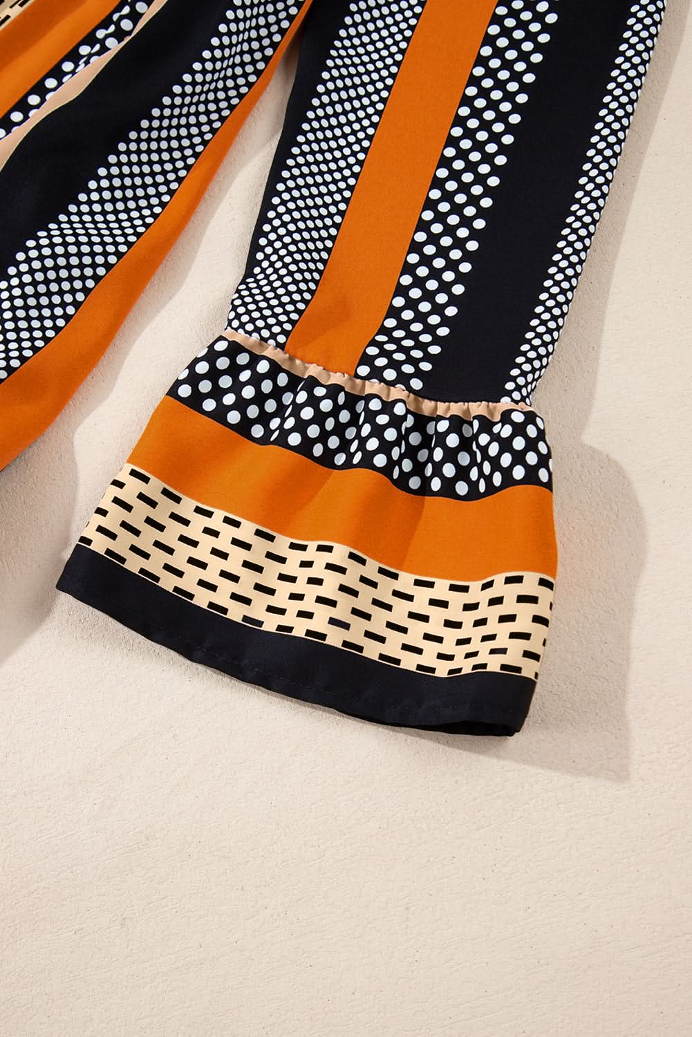 Playful polka dot ruffled mini dress