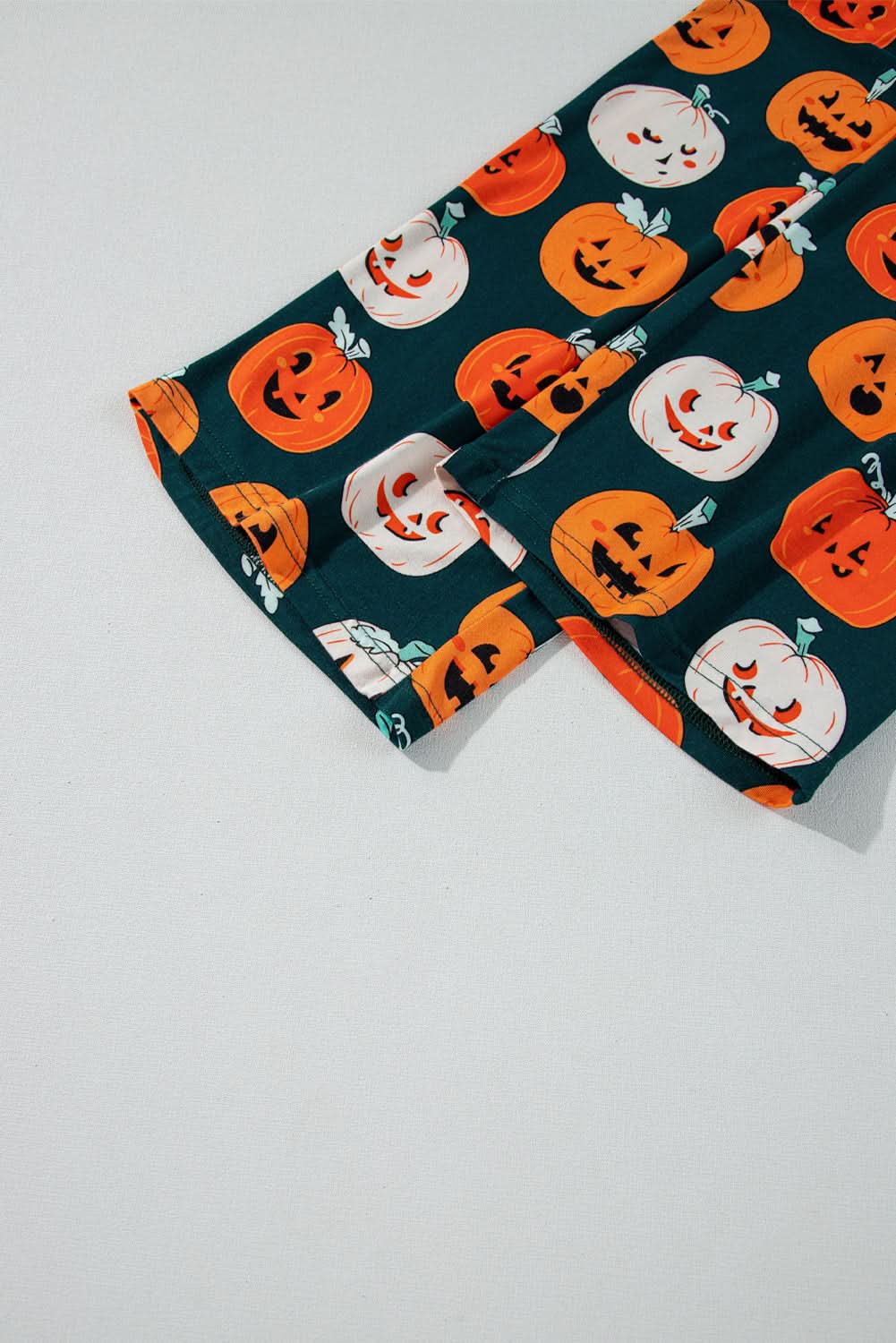 Orange Halloween Pajama Set