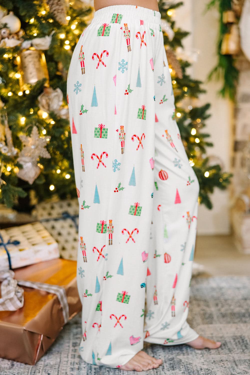 Festive White Christmas Pjs Set