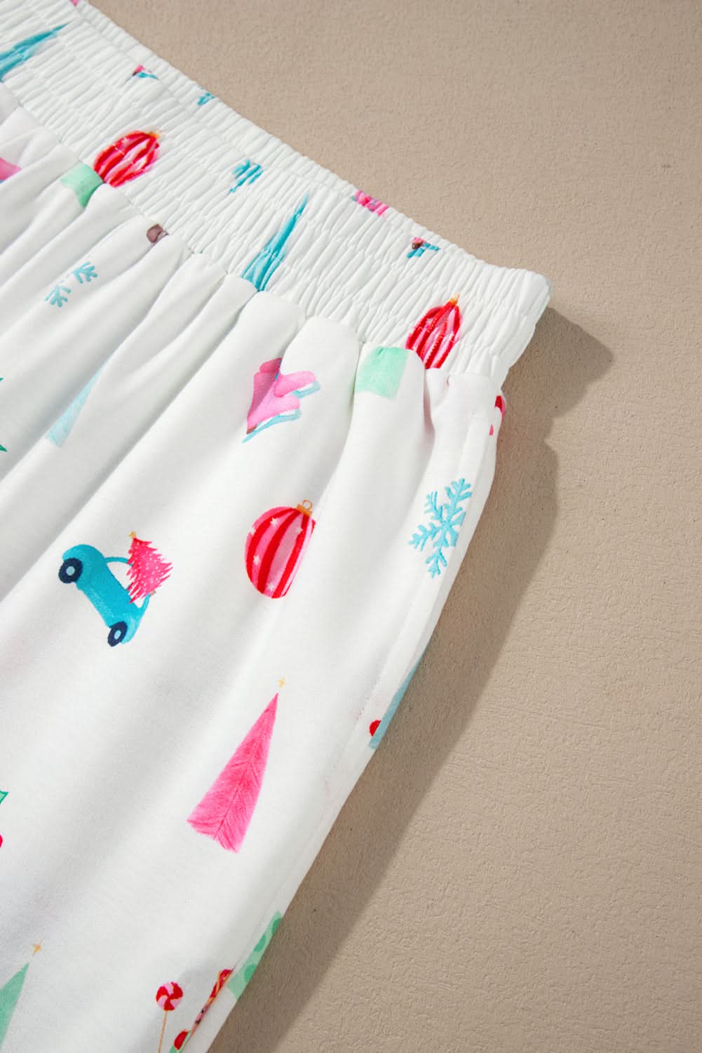 Festive White Christmas Pjs Set