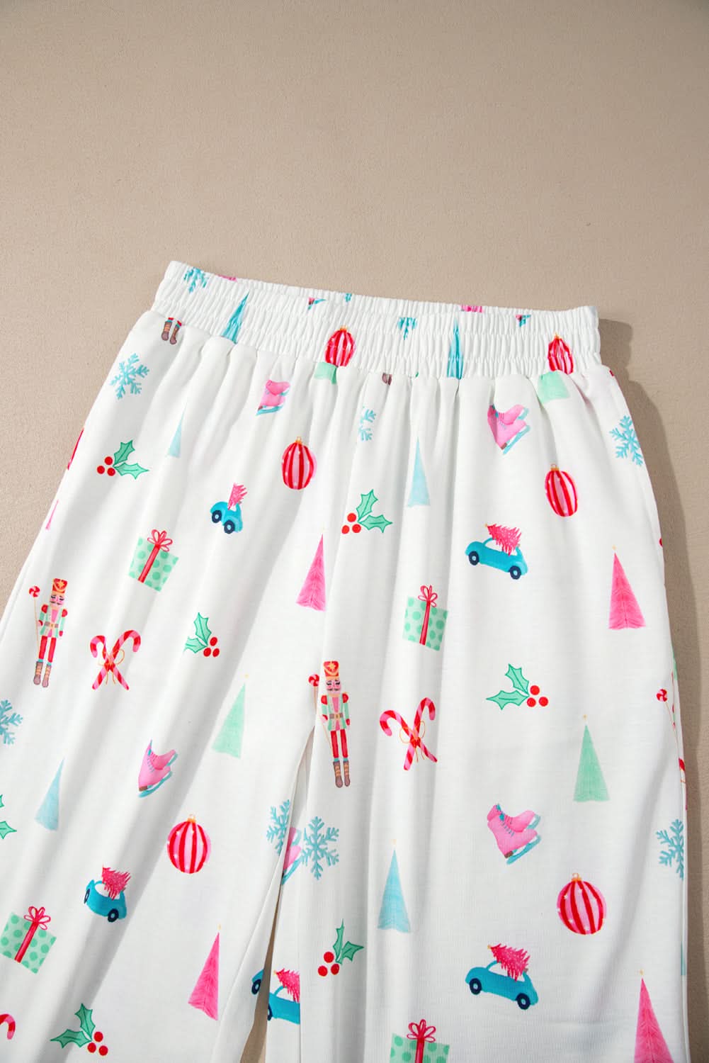 Festive White Christmas Pjs Set