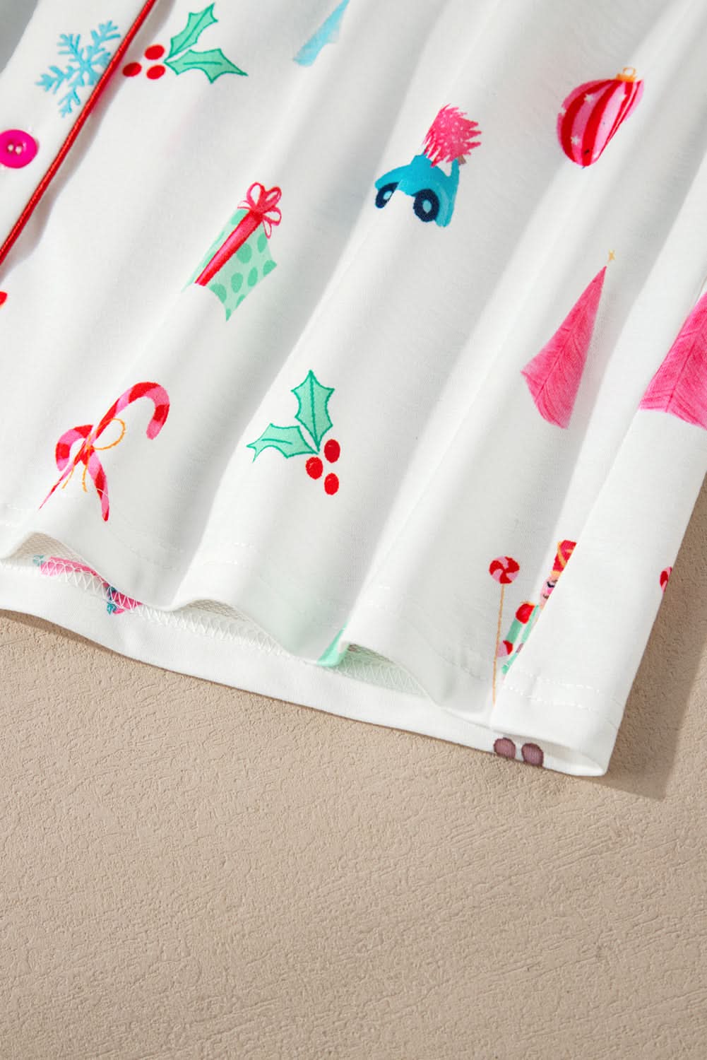 Festive White Christmas Pjs Set