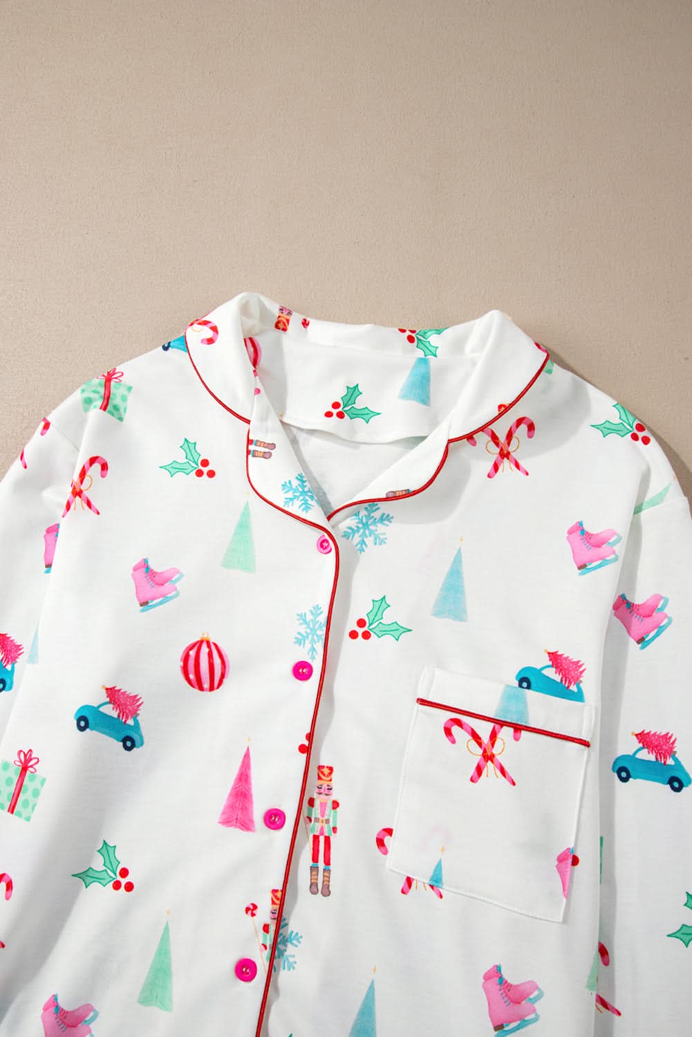 Festive White Christmas Pjs Set