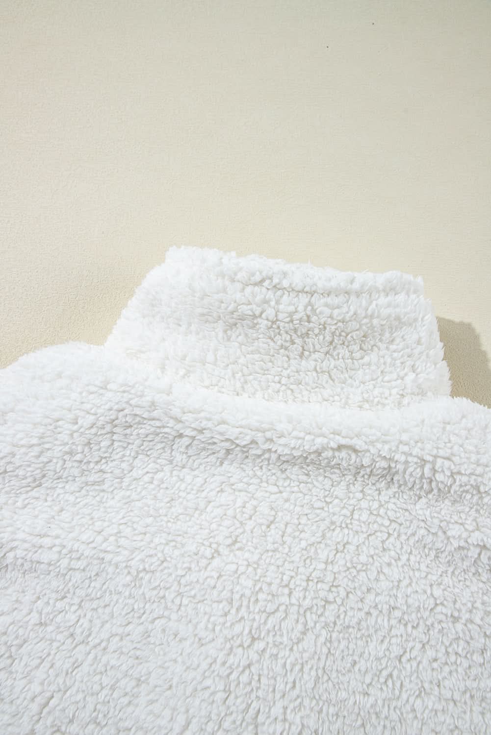 Love Salve Beige Faux Fur Lapel Jacket - Outerwear/Jackets