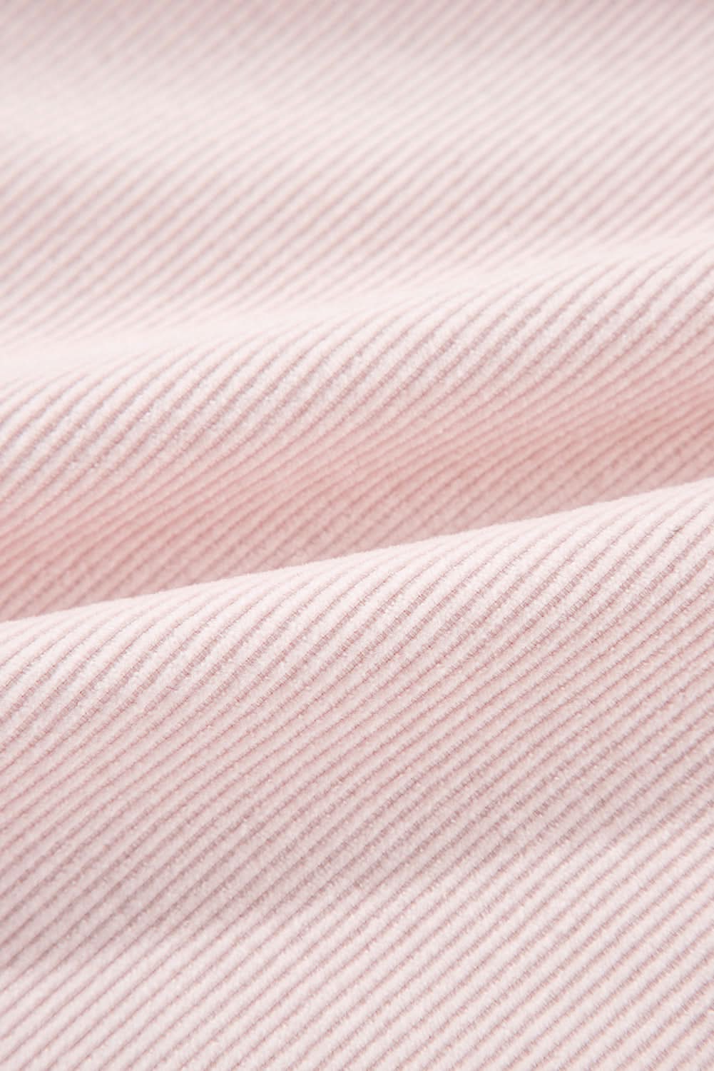 Delicacy two-tone corduroy shacket