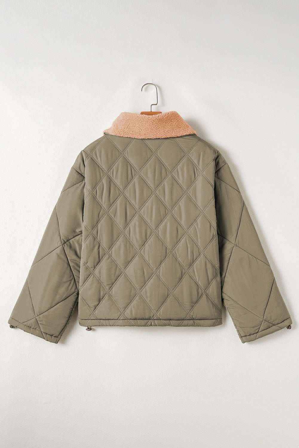Cozy jungle green puffer jacket