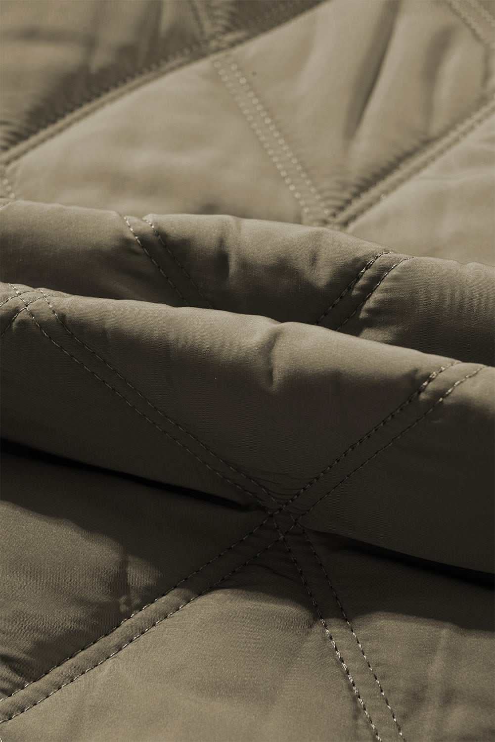 Cozy jungle green puffer jacket