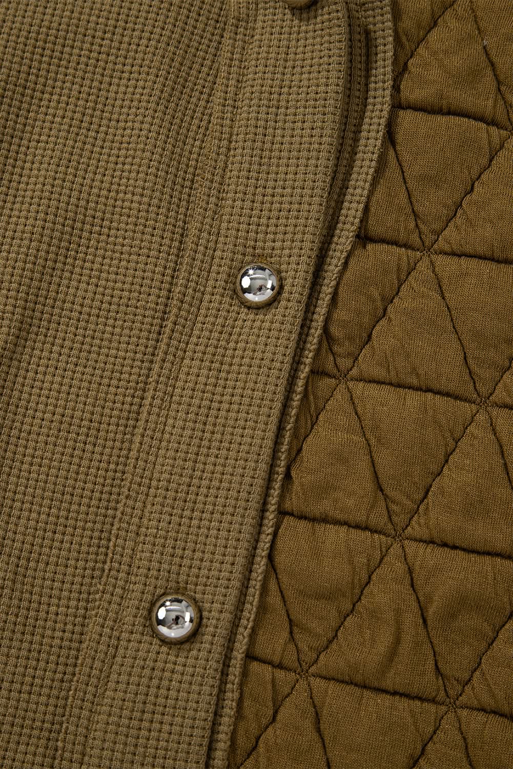 Cozy jungle green hooded jacket