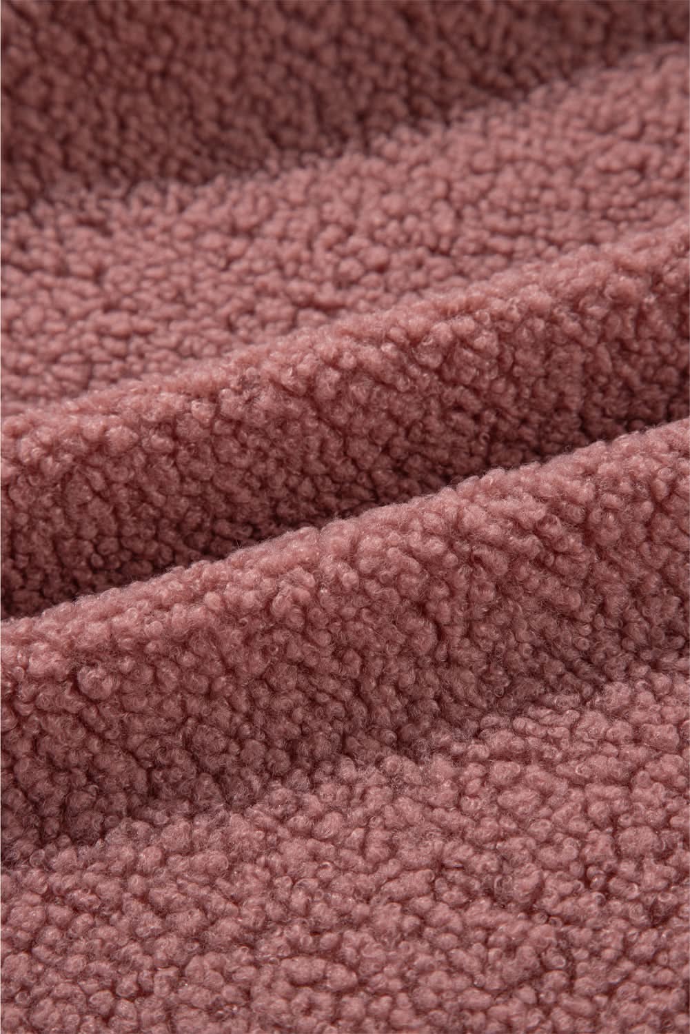 Cozy rose pink sherpa jacket