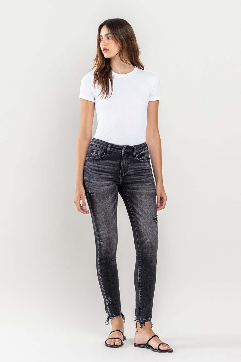 Premium Lovervet Raw Hem Cropped Skinny Jeans for Stylish Outfits