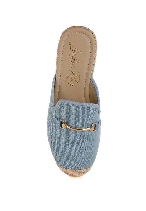 Rag Company Midori Denim Slip-On Mules - Casual Summer Style Footwear