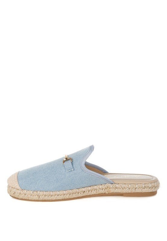 Rag Company Midori Denim Slip-On Mules - Casual Summer Style Footwear