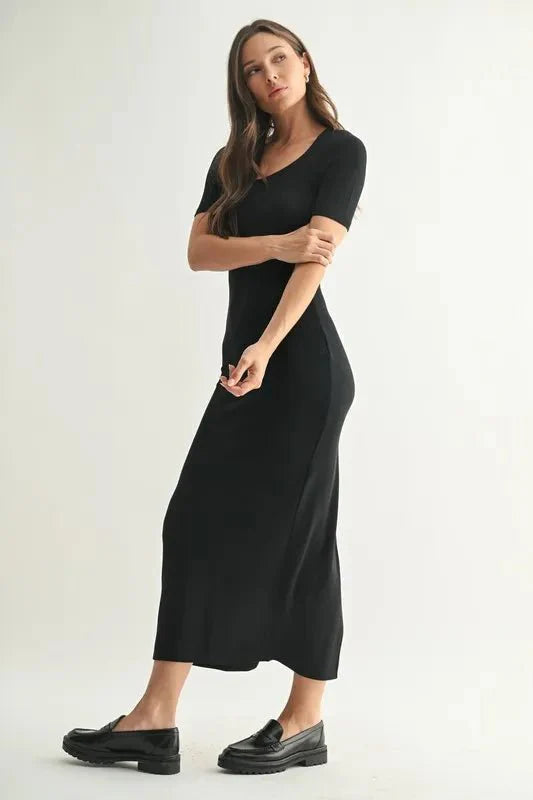 MONO B Laguna Soft Drape Maxi Dress For Women's Style
