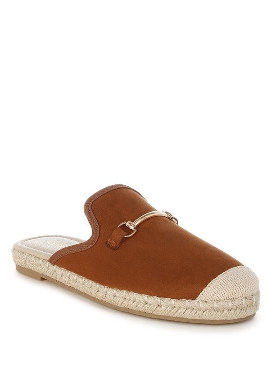 Rag Company Nazaya Horsebit Detail Espadrilles Mules for Women