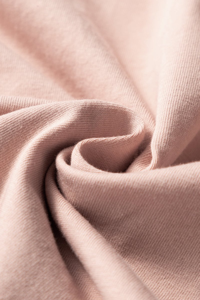 Oatmeal Frilled Trim Crew Neck Loose Fit Mini Dress Stylish