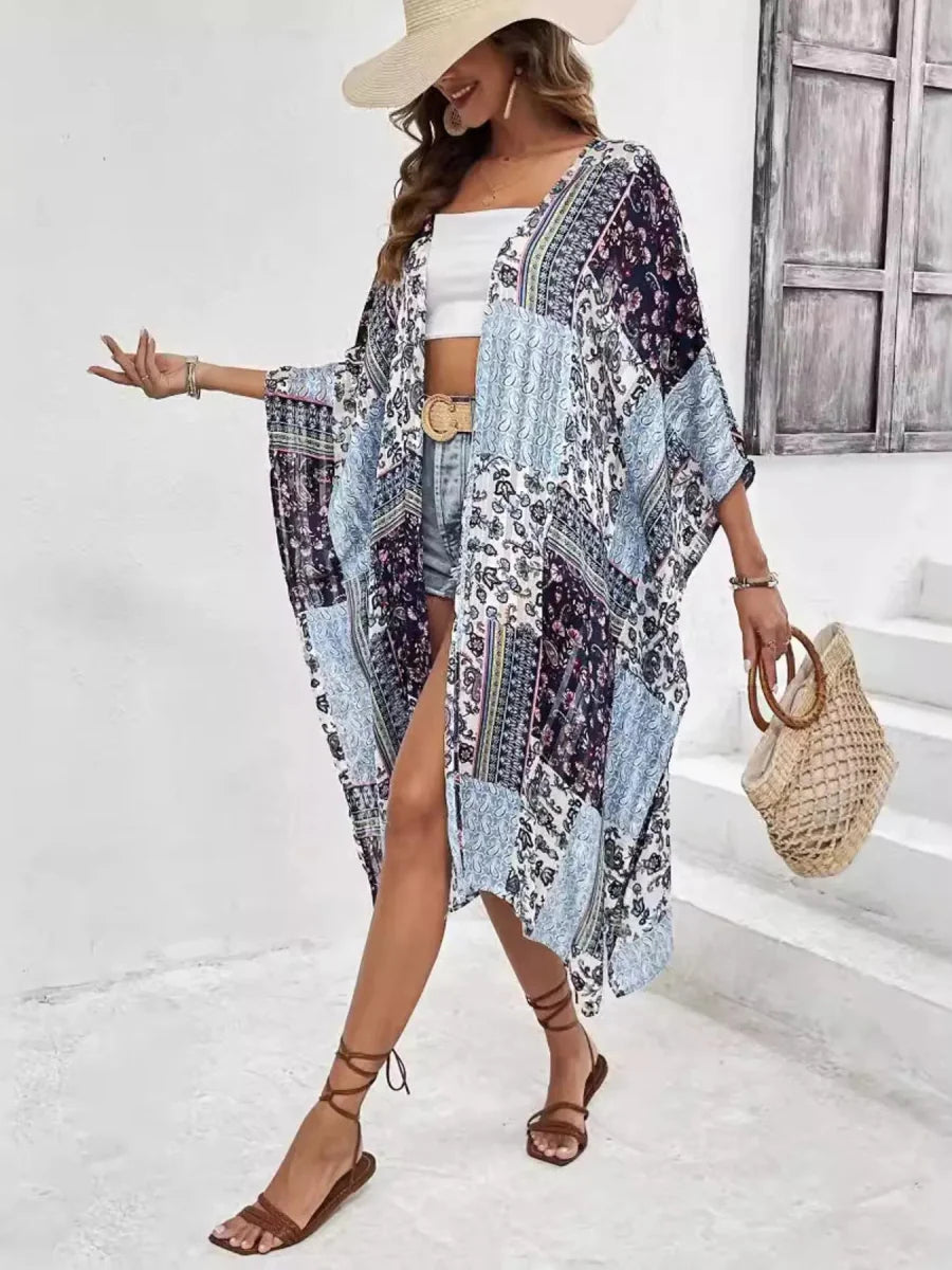 Printed Open Front Cover-Up