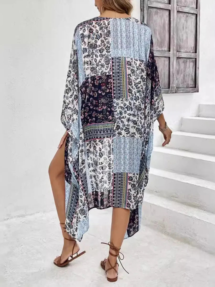 Printed Open Front Cover-Up