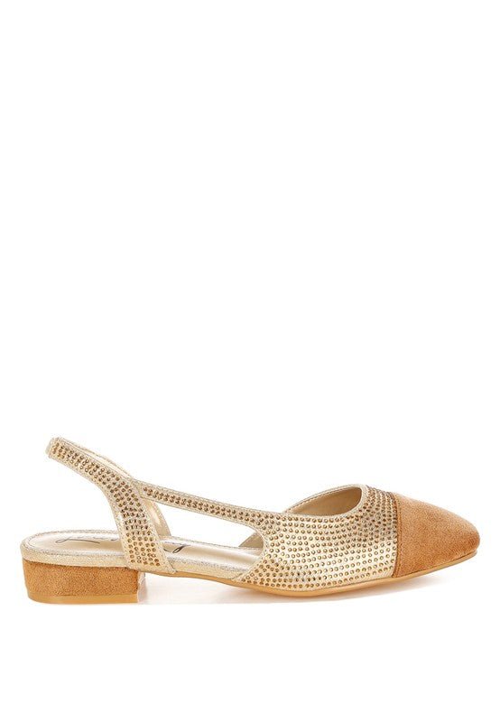 Rag Company Rerita Rhinestone-Studded Glitter Sandals for Special Occasions