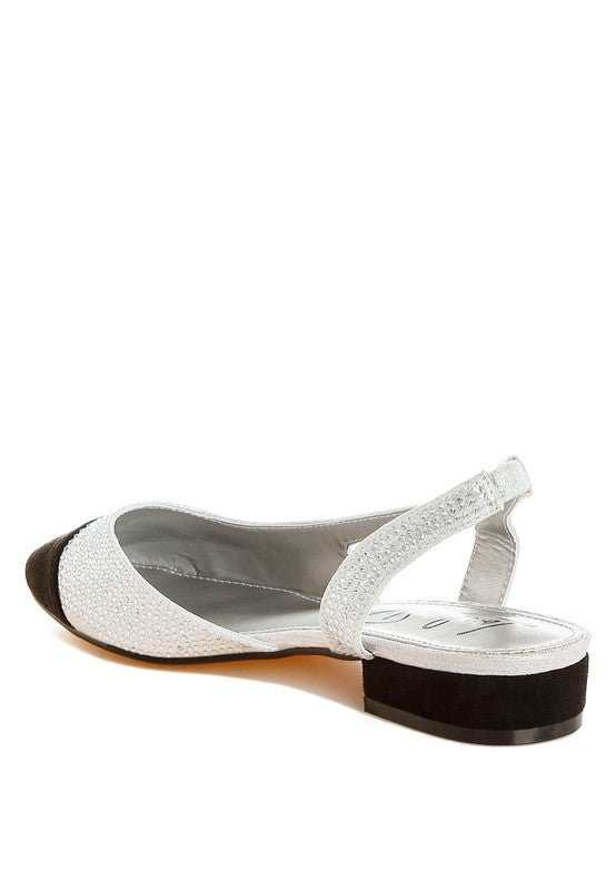 Rag Company Rerita Rhinestone-Studded Glitter Sandals for Special Occasions