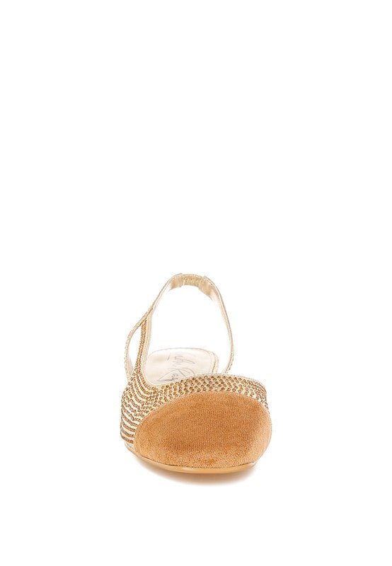 Rag Company Rerita Rhinestone-Studded Glitter Sandals for Special Occasions