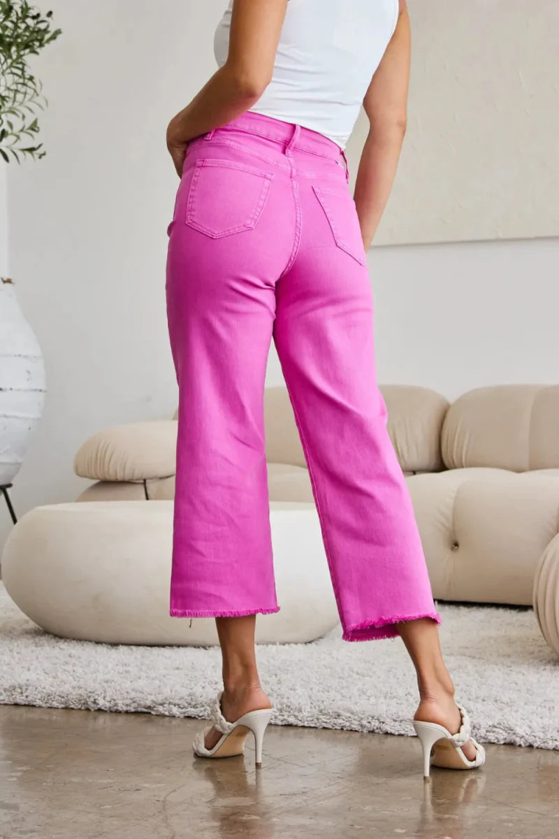 RFM Crop Chloe Full Size Tummy Control High Waist Jeans