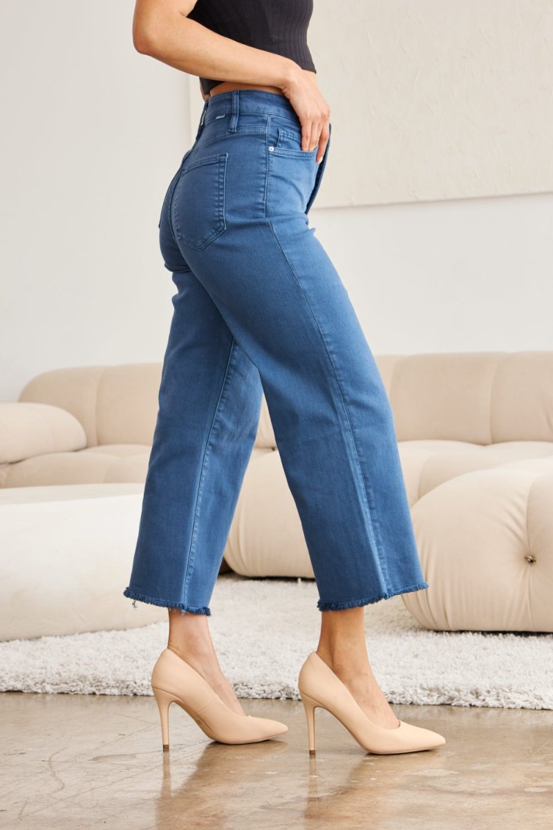 Premium RFM Crop Chloe Full Size Tummy Control High Waist Jeans