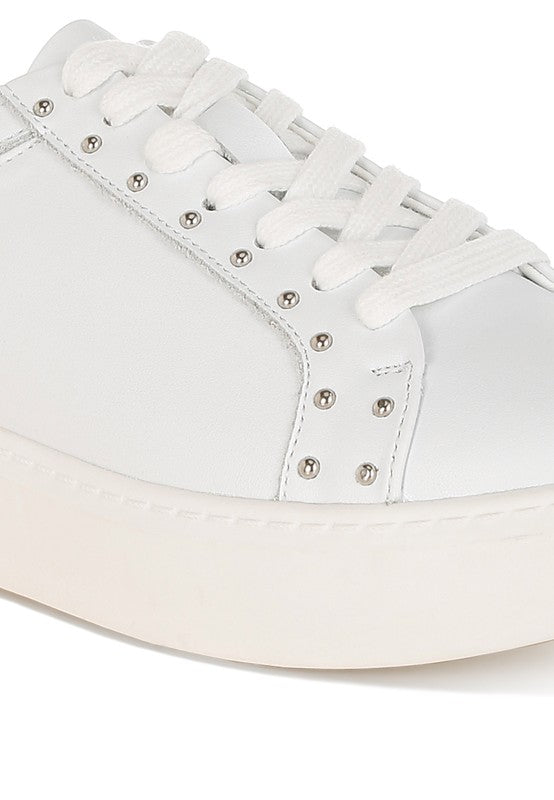 Rag Company Strider Studs Embellished Chunky Sneakers for Stylish Comfort