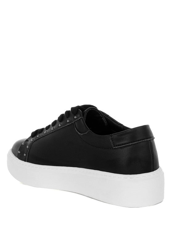 Rag Company Strider Studs Embellished Chunky Sneakers for Stylish Comfort